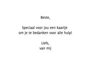 Bedankt je bent een schat 3