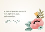 Betterskipskaartsje mei kleure blommen krup 3