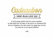 Cadeaubon diner etentje goud doodle algemeen 3