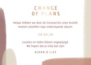 Change of plans naturel waterverf met koper spettertjes 3