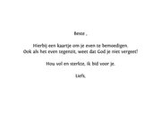 Christelijke bemoedigingskaart sterkte beterschap 3