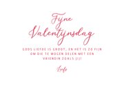 Christelijke valentijnskaart Gods liefde handgebaar hartjes 3
