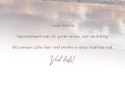 Condoleancekaart Noordzee strand sterkte met dit verlies 3