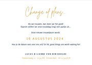 Corona wijzigingskaart trouwdatum - change of plans 3