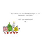 Dansende kerstbal kerstboom kaars kerstcadeau met foto's 3