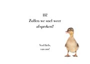 Dierenkaart - Schattige eenden kuikentjes 3