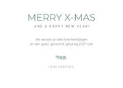 Eenvoudige fotocollage kerstkaart met 3 eigen foto's 3