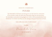 Eerste communie Ichthus visje met foto uitnodiging  3