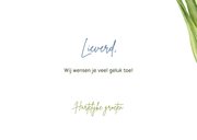 Felicitatie geel voorjaar narcis koolmees 3