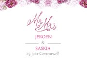 Felicitatie jubileum pioenrozen 2