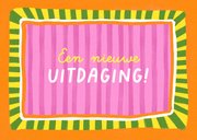 Felicitatiekaart algemeen hartelijk gefeliciteerd kleurrijk 2