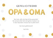 Felicitatiekaart geboorte kleinkind - opa & oma confetti 3