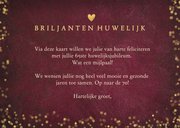 Felicitatiekaart huwelijksjubileum met getal en eigen foto 3