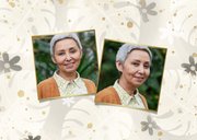Felicitatiekaart pensioen met monstera bladeren en bloemen 2