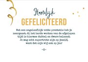 Felicitatiekaart sportprestatie algemeen beker kampioen foto 3