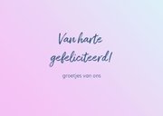 Felicitatiekaart topper verfletters  3