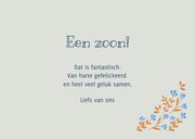 Felicitatiekaart voor jongen met beer 3