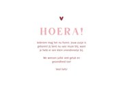 Felicitatiekaartje voor een zusje met lieve vogeltjes 3