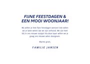 Fijne feestdagen en een mooi woonjaar 3