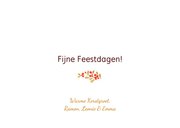 Foto kerstkaart klassiek rood met foto 2026 3