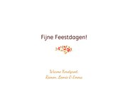 Foto kerstkaart klassiek rood met foto 2027 3