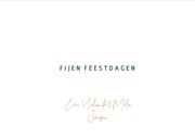 Foto kerstkaart stijlvol hart met fotokader 3