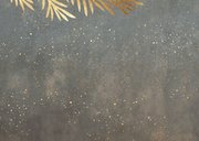 Foto kerstkaartje sjieke kerstbal taupe 2027 Achterkant