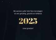 Fotokaart gouden 2026 met veel lichtpuntjes en foto 3
