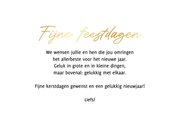 Fotokaart kerst met goudlook kader sterretjes feestdagen 3