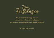 Fotokaart liefdevol kerstknuffel hartjes foto goud kerst 3