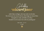 Fotokaart sterretjes goud foto's 2027 3