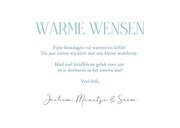 Fotokaartje kerst met schattige baby pinguïn hartje 3