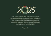 Fotokaartje kerstdagen kerstkrans met grote foto en 2025 3