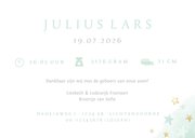 Fotokaartje met eigen foto - silhouet zus met broertje 3