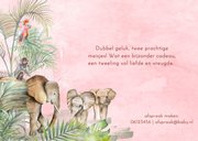 Geboorte tweeling meisje in de jungle olifantjes 2