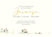 Geboortekaart olifantje en lieveheersbeestje 3