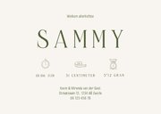 Geboortekaartje familieportret schildpadjes groen 3