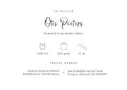 Geboortekaartje leeuw hartjes goud foto waterverf 3