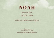 Geboortekaartje leuke bosdieren  3