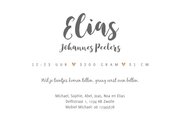 Geboortekaartje uiltjes broertje bomen zon hartjes 3