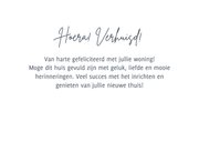 Gefeliciteerd nieuwe woning huisjes buurt sleutel 3