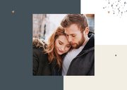 Geregistreerd partnerschap stijlvol modern grafisch 2