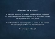 Geslaagd autorijbewijs felicitatiekaart oldtimer auto ballon 3