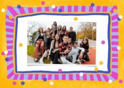 Geslaagd felicitatiekaart verf kleurrijk confetti diploma 2