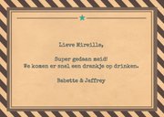 Geslaagd kaart Vintage poster 3