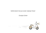 Geslaagd kaart voor rijbewijs scooter, vroom!!  3