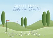 Golfen vrije tijd man 3