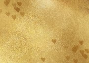 Gouden kerstkaart hippe foto kerstbal Achterkant