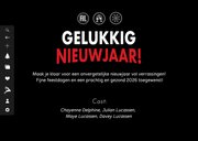 Grappig nieuwjaar tv streaming dienst film kaart eigen foto  3