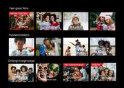 Grappige foto kerstkaart in een kerstfilm stijl 2